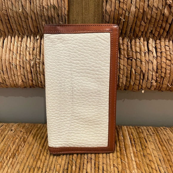 Dooney & Bourke Handbags - Vintage Dooney & Bourke Leather Checkbook Wallet